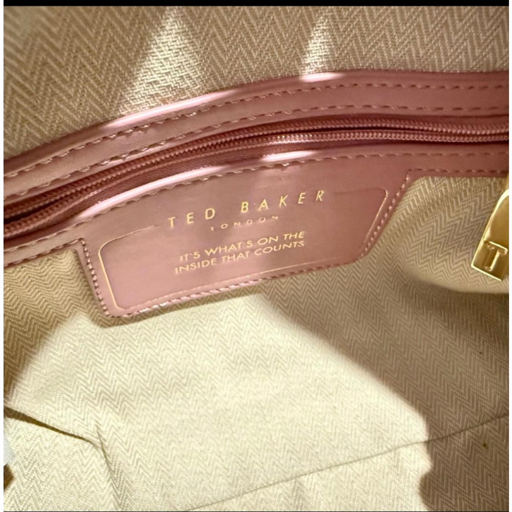 NEW Ted Baker London Nikicon Flower Applique Mini Tote Blush Pink NWT - Picture 10 of 16
